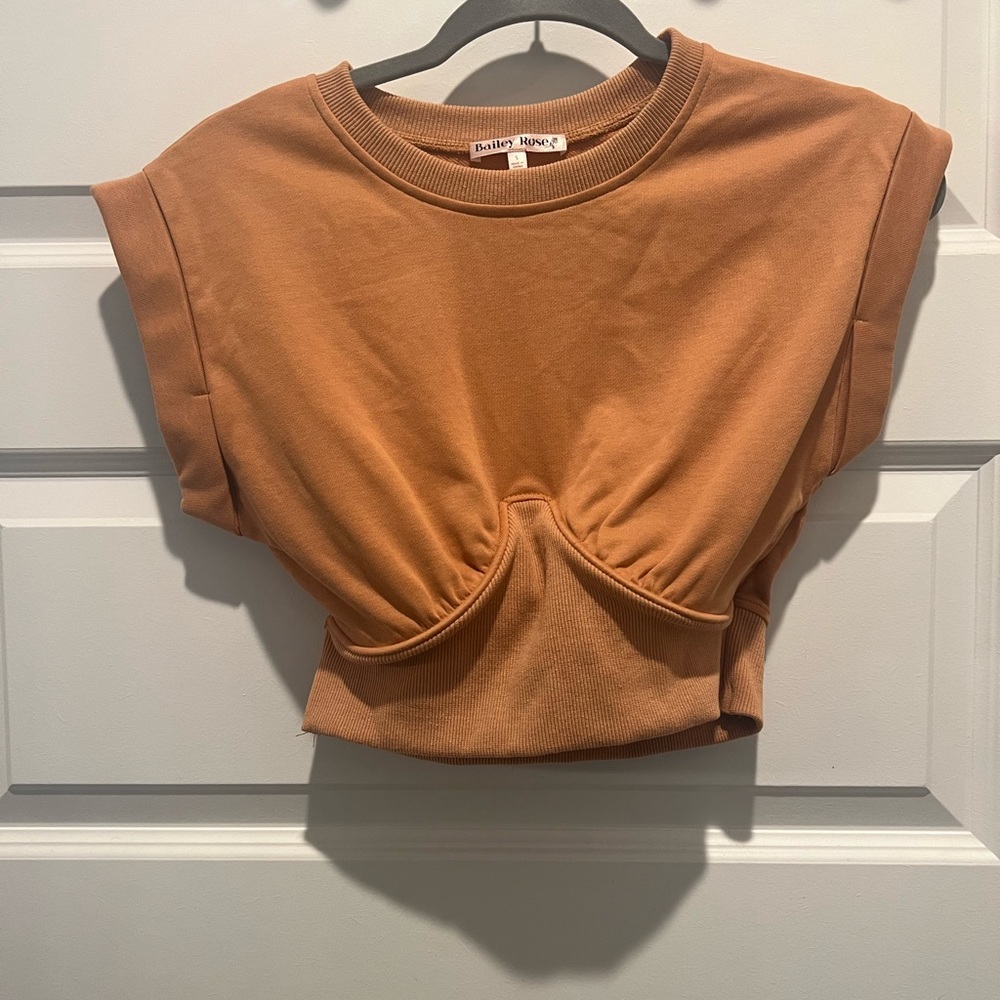 Bailey Rose Crop Top Minnie Knit Underwire